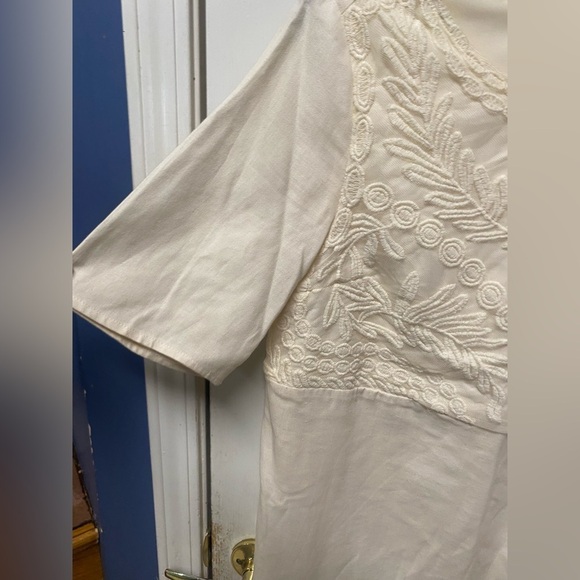 Old Navy Women's White Cotton Round Neck Half Sleeve Knee Length Dress Size
M - Picture 6 of 11